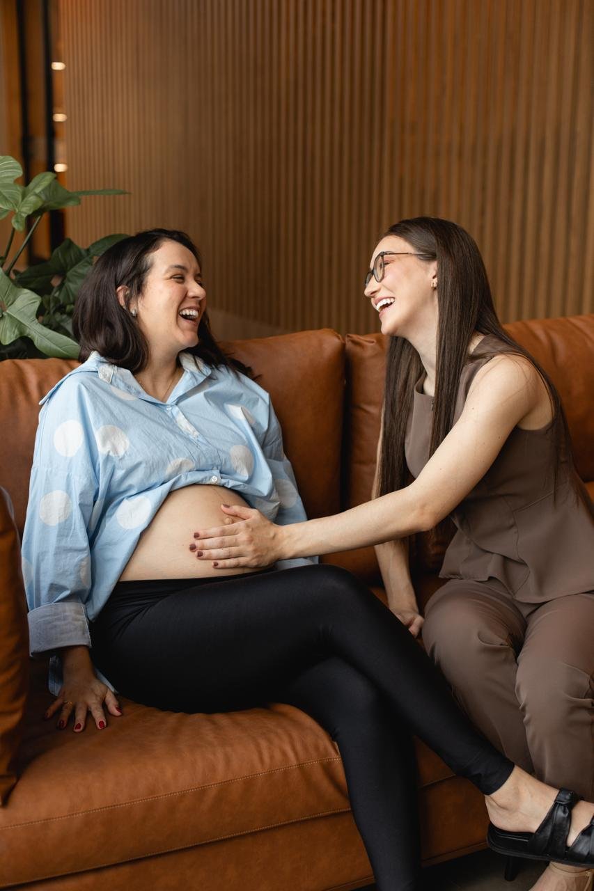Jaqueline em atendimento perinatal